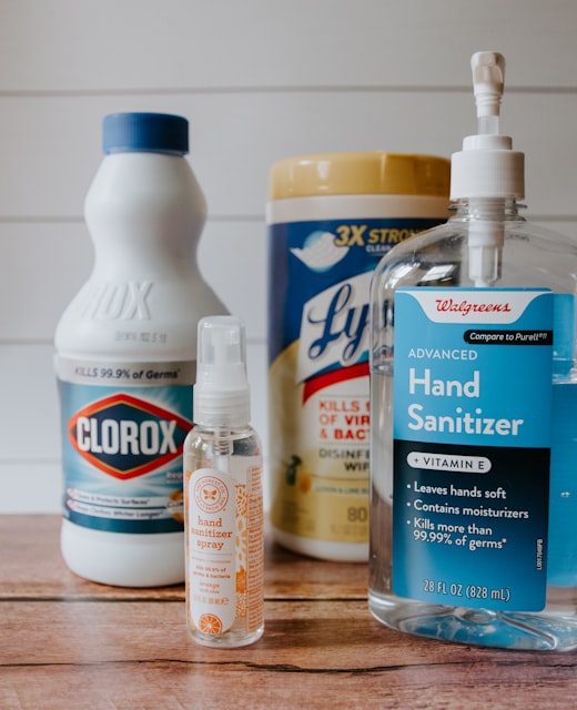 Household cleaning products and home essentials